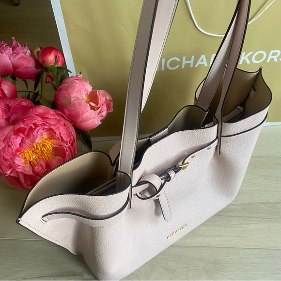 Michael Kors Large Emilia tote bag purse blush pink - Picture 11 of 13